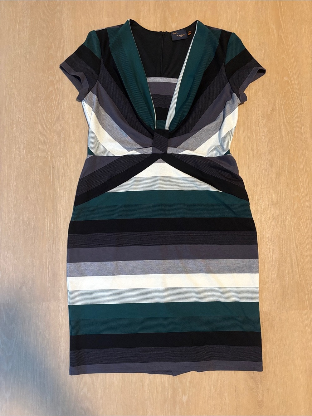 Just...Taylor Striped Sheath Dress size 12